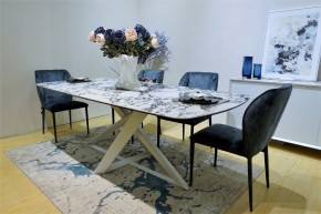 Стол VICENZA 220 BULGARI WHITE, керамика / белый, ®DISAUR в Сургуте - surgut.mebel24.online | фото 12