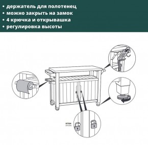 Столик для барбекю 207 Л (Unity XL 207L) в Сургуте - surgut.mebel24.online | фото 9