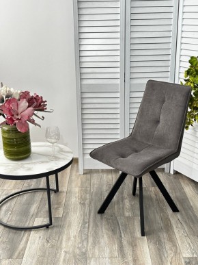 Стул BRONX, 360 град. поворот. B28 Темно-серый, велюр / черный каркас, М-City в Сургуте - surgut.mebel24.online | фото 4