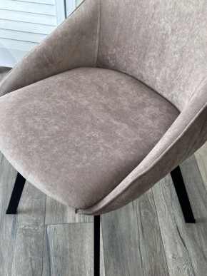 Стул CASA, 360 град. поворот. B5 Капучино, велюр / черный каркас,М-City в Сургуте - surgut.mebel24.online | фото 3