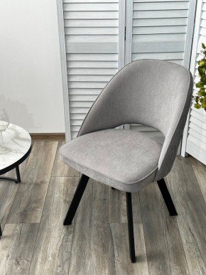 Стул DUNA 360 град. поворот. B22 Серый, велюр / черный каркас, М-City в Сургуте - surgut.mebel24.online | фото 8