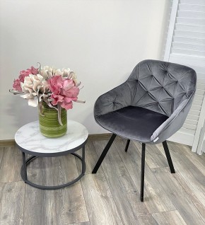 Стул GALE 360 град. поворот. BLUVEL-14 GREY, велюр/ черный каркас, М-City в Сургуте - surgut.mebel24.online | фото 8