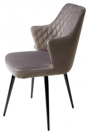 Стул HERMAN 360 град. ГРАФИТ #14, велюр / черный каркас М-City в Сургуте - surgut.mebel24.online | фото 4