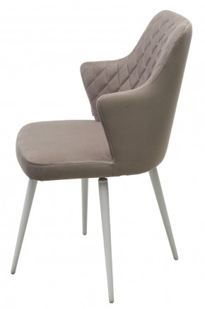 Стул HERMAN 360 град. ЛАТТЕ #25, велюр / белый каркас М-City в Сургуте - surgut.mebel24.online | фото 6