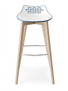 Стул JAM W CB/1487, ash.P12 smoke/ P799-P12P WHITE/ GLOSSY SKY BLUE в Сургуте - surgut.mebel24.online | фото