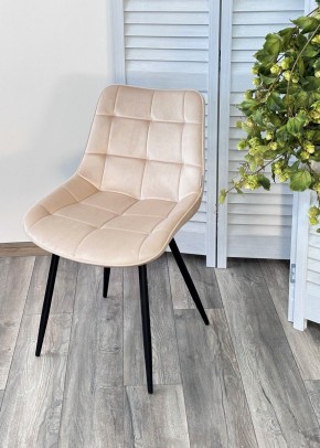 Стул MIAMI G062-03 светлый беж, велюр / черный каркас М-City в Сургуте - surgut.mebel24.online | фото 5