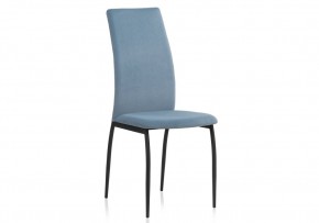 Стул на металлокаркасе Tod light blue / black в Сургуте - surgut.mebel24.online | фото 1