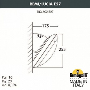 Светильник на штанге Fumagalli Lucia 1R3.602.000.WYE27 в Сургуте - surgut.mebel24.online | фото 3