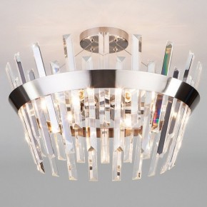 Светильник на штанге TK Lighting Steccato 10111/5 сатин-никель/прозрачный хрусталь Strotskis в Сургуте - surgut.mebel24.online | фото 1