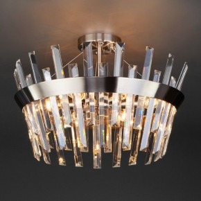 Светильник на штанге TK Lighting Steccato 10111/5 сатин-никель/прозрачный хрусталь Strotskis в Сургуте - surgut.mebel24.online | фото 2