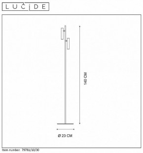 Торшер Lucide Philon 79781/10/30 в Сургуте - surgut.mebel24.online | фото 4