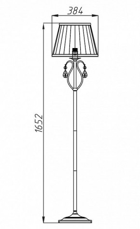 Торшер Maytoni Brionia ARM172-11-G в Сургуте - surgut.mebel24.online | фото 2