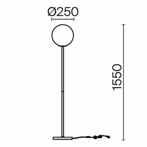 Торшер Maytoni Ring MOD013FL-01BS в Сургуте - surgut.mebel24.online | фото 4