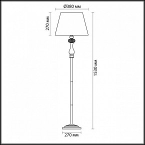 Торшер Odeon Light Gaellori 3393/1F в Сургуте - surgut.mebel24.online | фото 3