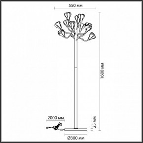 Торшер Odeon Light Gardi 5090/12F в Сургуте - surgut.mebel24.online | фото 5