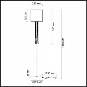 Торшер Odeon Light Nicole 4886/1F в Сургуте - surgut.mebel24.online | фото 4