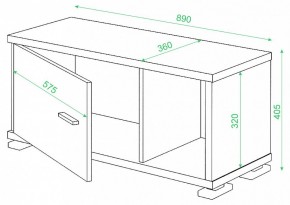 Тумба комбинированная Домино СБ-30/1 в Сургуте - surgut.mebel24.online | фото 3