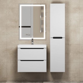 Тумба под раковину Uperwood Tanos 60 см, подвесная, белая/графит в Сургуте - surgut.mebel24.online | фото 13