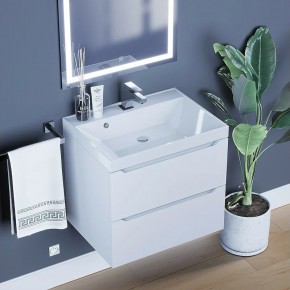 Тумба под раковину Uperwood Tanos 60 см, подвесная, белая матовая в Сургуте - surgut.mebel24.online | фото 8