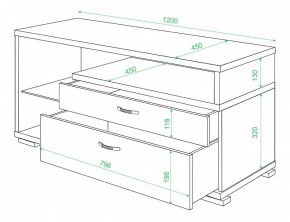 Тумба под ТВ Домино ТК-10 в Сургуте - surgut.mebel24.online | фото 2