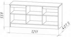 НИЦЦА-9 Тумба под ТВ (НЦ.09) в Сургуте - surgut.mebel24.online | фото 2