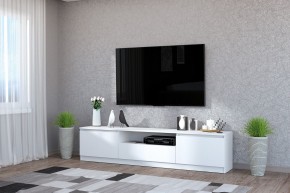 Тумба под ТВ "Хилтон" (Белый текстурный) в Сургуте - surgut.mebel24.online | фото