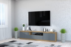 Тумба под ТВ "Хилтон" (Крафт золотой/Графит) в Сургуте - surgut.mebel24.online | фото