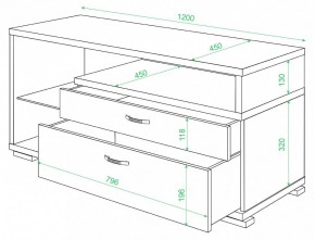 Тумба под ТВ ТК-10 М в Сургуте - surgut.mebel24.online | фото 2