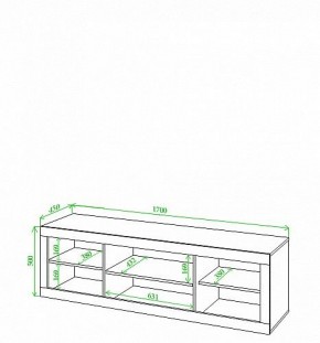 Тумба под ТВ Toivo Кон170 в Сургуте - surgut.mebel24.online | фото 2