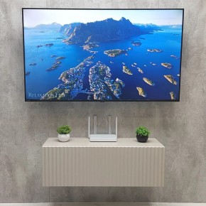 Тумба подвесная под ТВ LINES MTV3-MA 900 Бежевый (Леда-М 10.1.5) в Сургуте - surgut.mebel24.online | фото 3
