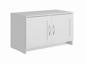 Тумба СИРИУС двухдверная низкая, цвет белый в Сургуте - surgut.mebel24.online | фото
