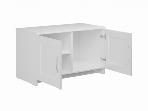 Тумба СИРИУС двухдверная низкая, цвет белый в Сургуте - surgut.mebel24.online | фото 2