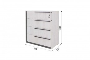 ВИНТЕР - 8 Комод 4 ящика в Сургуте - surgut.mebel24.online | фото 4