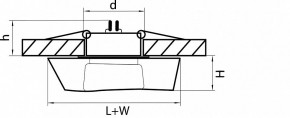 Встраиваемый светильник Lightstar Flutto 006430 в Сургуте - surgut.mebel24.online | фото 3